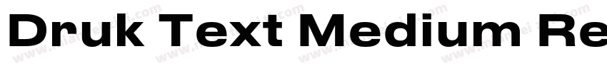 Druk Text Medium Reg字体转换